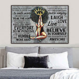 Black Queen  - African American Poster 062021