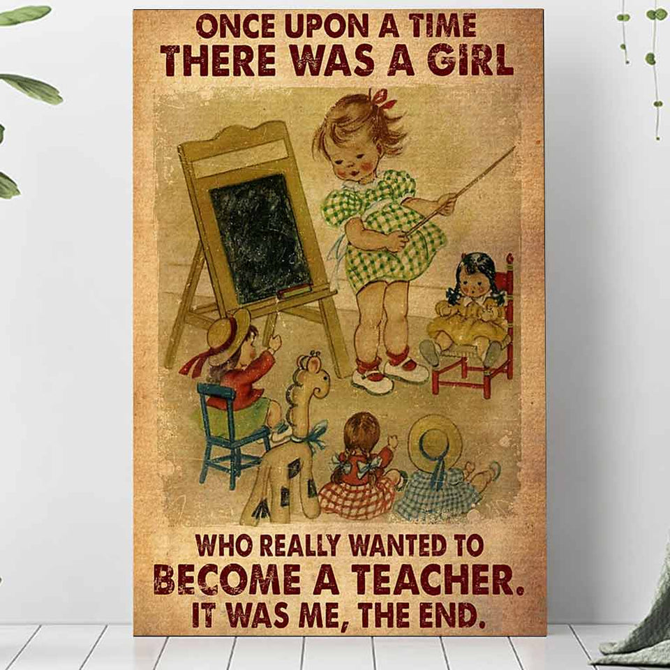 Once Upon A Time - Teacher Poster 062021