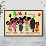 God Says You Are - African American Poster 062021