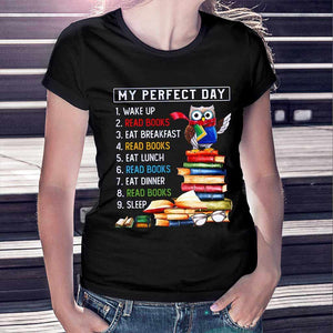 My Perfect Day - Book T-shirt And Hoodie 062021