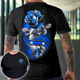 Blue Rose - Police Officer T-shirt And Hoodie 062021