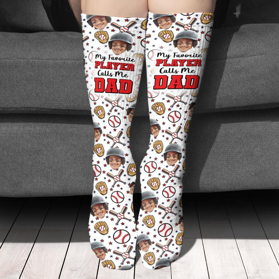My Favorite Player - Personalized Baseball Socks
