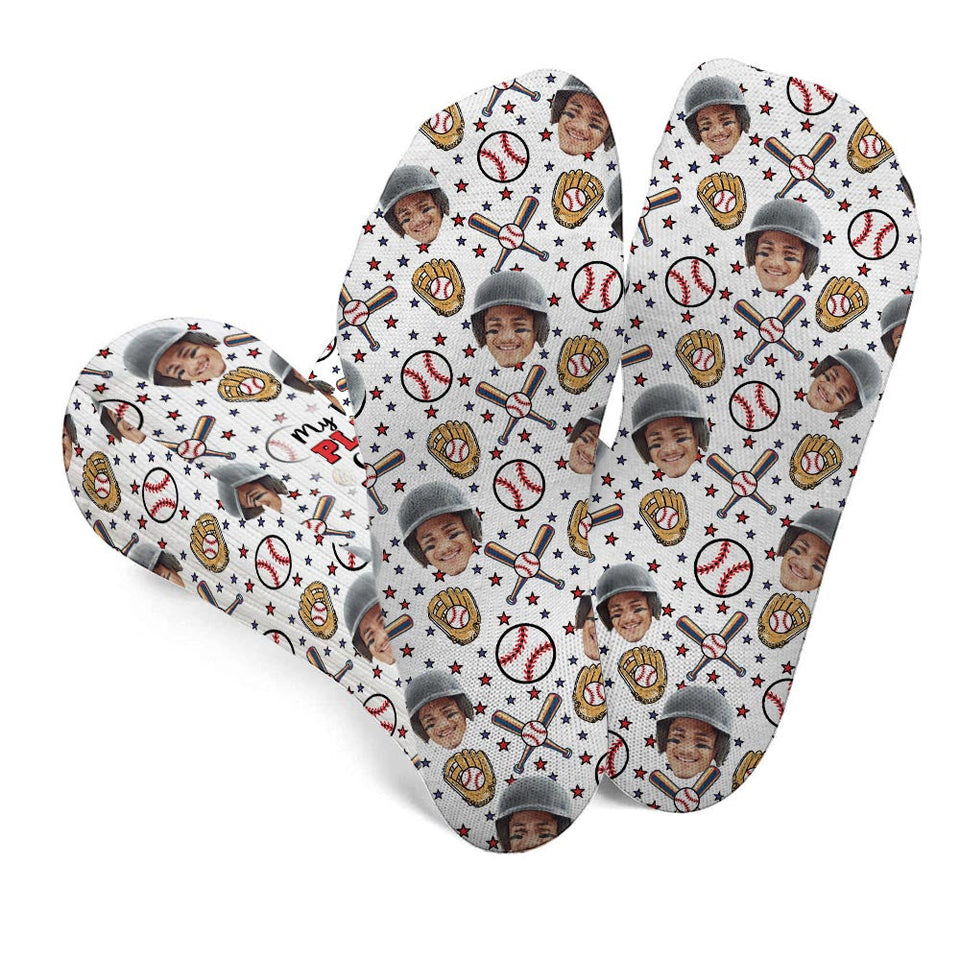 My Favorite Player - Personalized Baseball Socks