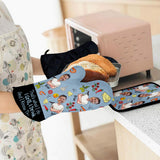 I Grill I Drink And I Know Things - Personalized Father Oven Mitts & Pot Holder Set