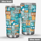 Faith Hope Love - Sea Lover 3D Pattern Print Tumbler
