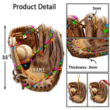 Baseball Lovers - Personalized Christmas Ornament (Printed On Both Sides)
