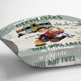 Making Memories Will Last A Lifetime - Personalized Couple Camping Throw Pillow