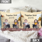 Together Since Couple - Personalized Throw Pillow