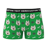 Custom Dog Face Boxers - Personalized Dog Men's boxer briefs