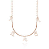 Letter Initials - Personalized Initials Necklace