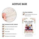 Mother And Children Best Friends Forever - Personalized Mother's Day Mother Transparent Acrylic Plaque