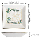 Happy Mother's Day To My Amazing Daughter - Personalized Mother's Day Daughter Jewelry Dish