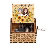 You Are My Sunshine - Personalized Mother's Day Mother Hand Crank Music Box