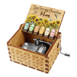 You Are My Sunshine - Gift for mom, grandma, granddaughter, friend, sister - Personalized Hand Crank Music Box