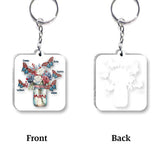 Happiness Is Being A Grandma - Personalized Grandma Transparent Keychain