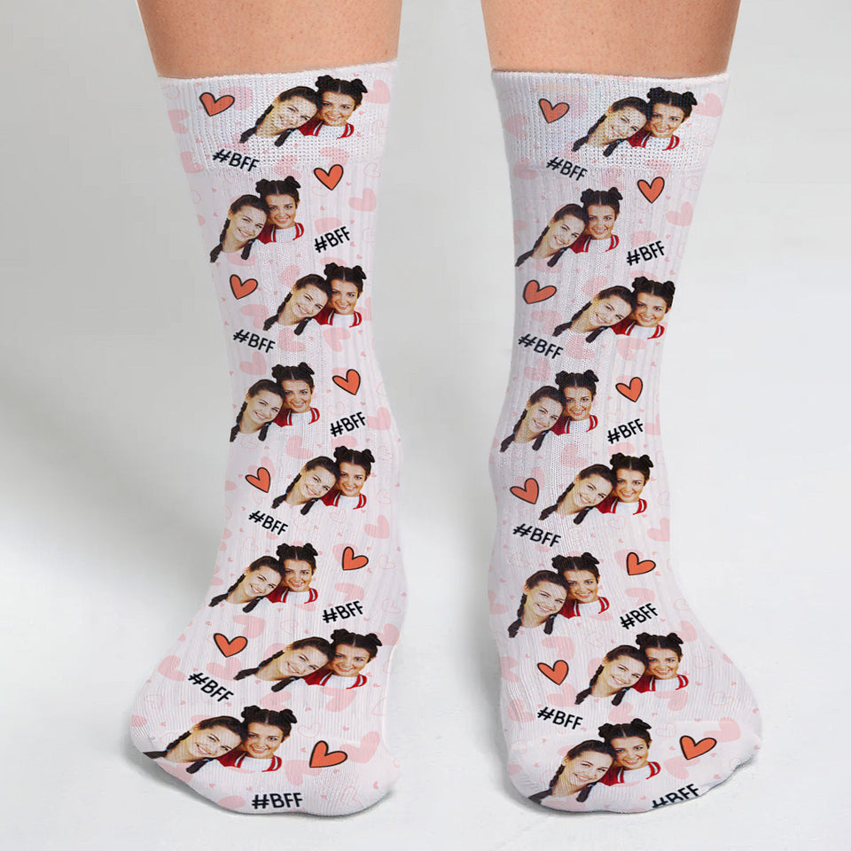 Besties Forever - Personalized Bestie Socks