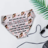 Best Friends Are Like Big Knickers - Personalized Bestie Women Briefs