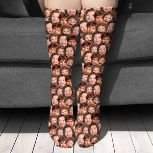 Love You Dad - Gift for dad, grandma, grandpa, mom, uncle, aunt, brother, sister, son, daughter, granddaughter, grandson, husband, wife, boyfriend, girlfriend - Personalized Socks