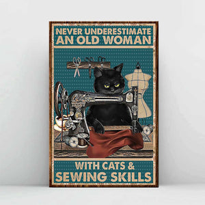 Old Woman - Sewing Poster 062021