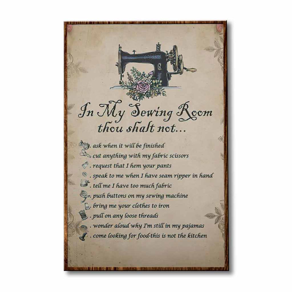 Sewing Rules Poster 062021