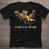 It's Ok To Be Different - Autism Awareness T-shirt And Hoodie 062021