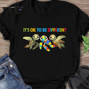 C'est normal d'être différent - T-shirt et sweat à capuche de sensibilisation à l'autisme 062021