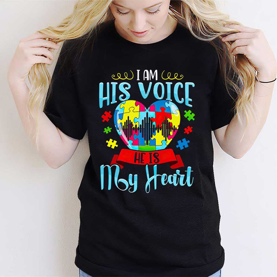 I'm His Voice - Autism Awareness T-shirt And Hoodie 062021