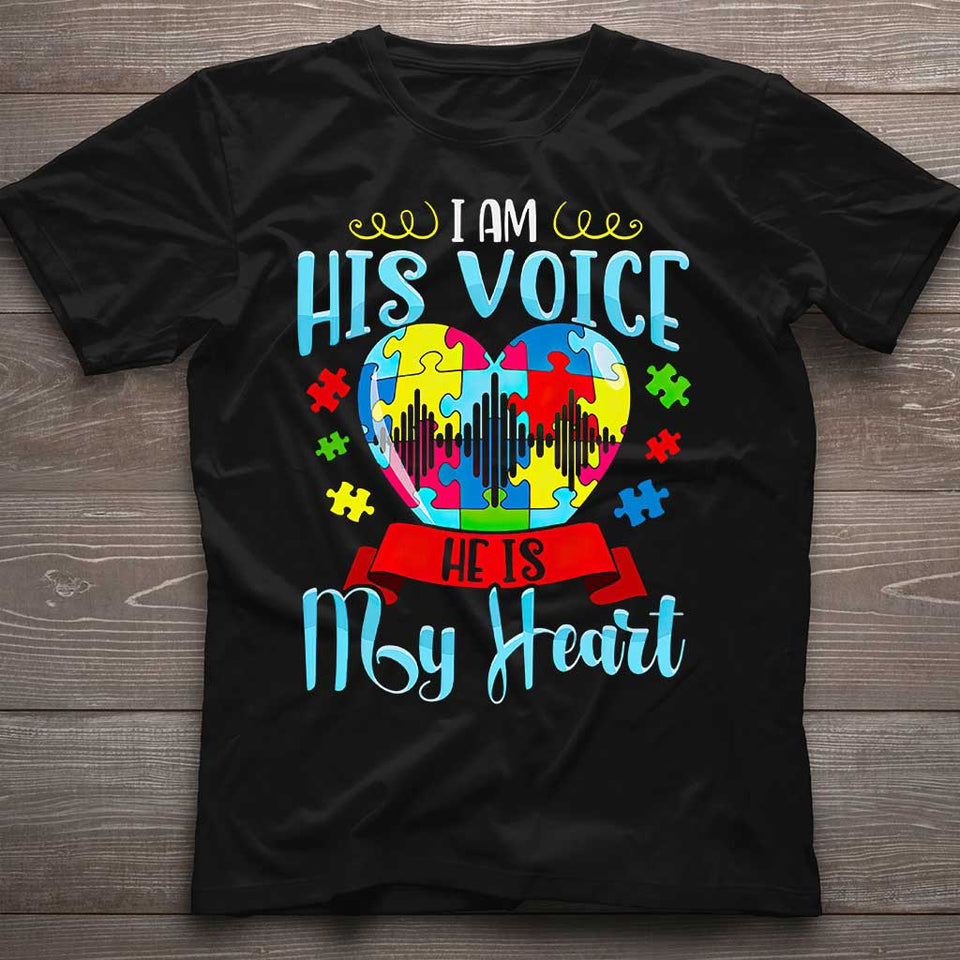 I'm His Voice - Autism Awareness T-shirt And Hoodie 062021