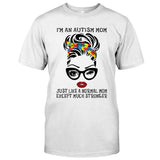 Je suis une maman d'enfant autiste - T-shirt et sweat à capuche de sensibilisation à l'autisme 062021