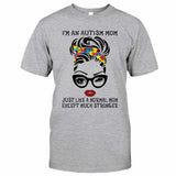 Je suis une maman d'enfant autiste - T-shirt et sweat à capuche de sensibilisation à l'autisme 062021