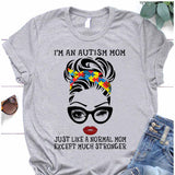 Je suis une maman d'enfant autiste - T-shirt et sweat à capuche de sensibilisation à l'autisme 062021