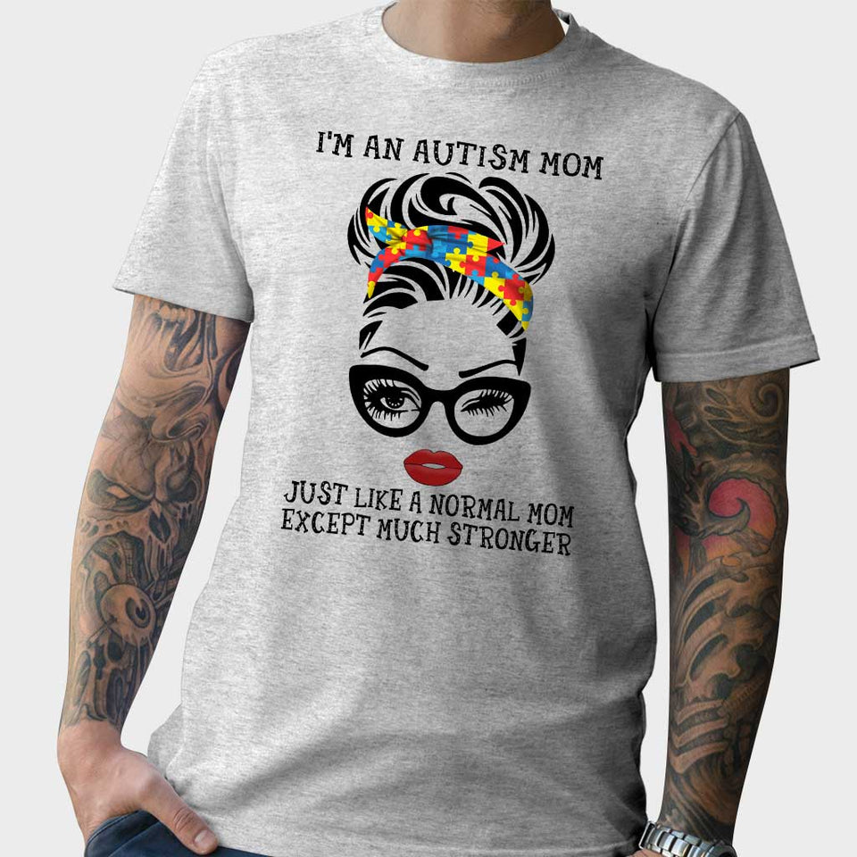 Je suis une maman d'enfant autiste - T-shirt et sweat à capuche de sensibilisation à l'autisme 062021