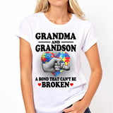 T-shirt et sweat à capuche « Grand-mère et petit-fils » pour la sensibilisation à l'autisme (06/2021)