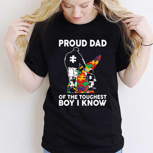 Papa fier - T-shirt et sweat à capuche de sensibilisation à l'autisme 062021