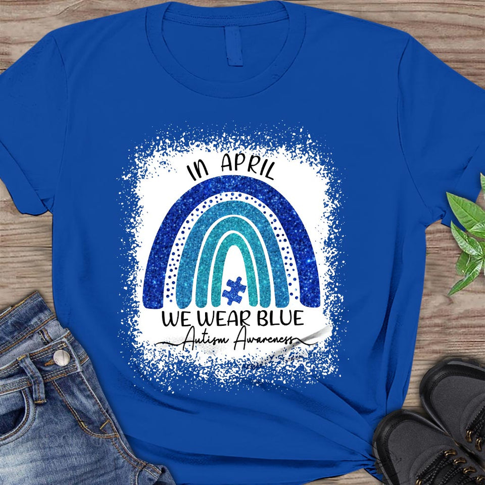 Je porte du bleu - T-shirt et sweat à capuche de sensibilisation à l'autisme 062021