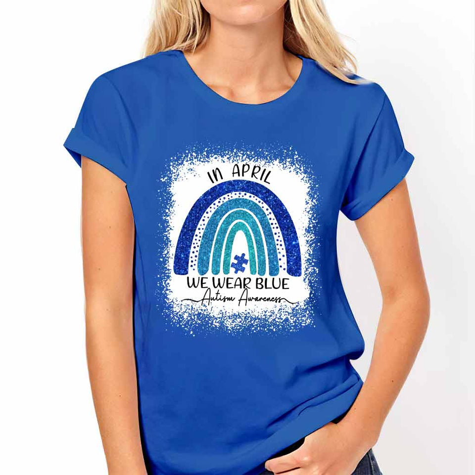 Je porte du bleu - T-shirt et sweat à capuche de sensibilisation à l'autisme 062021