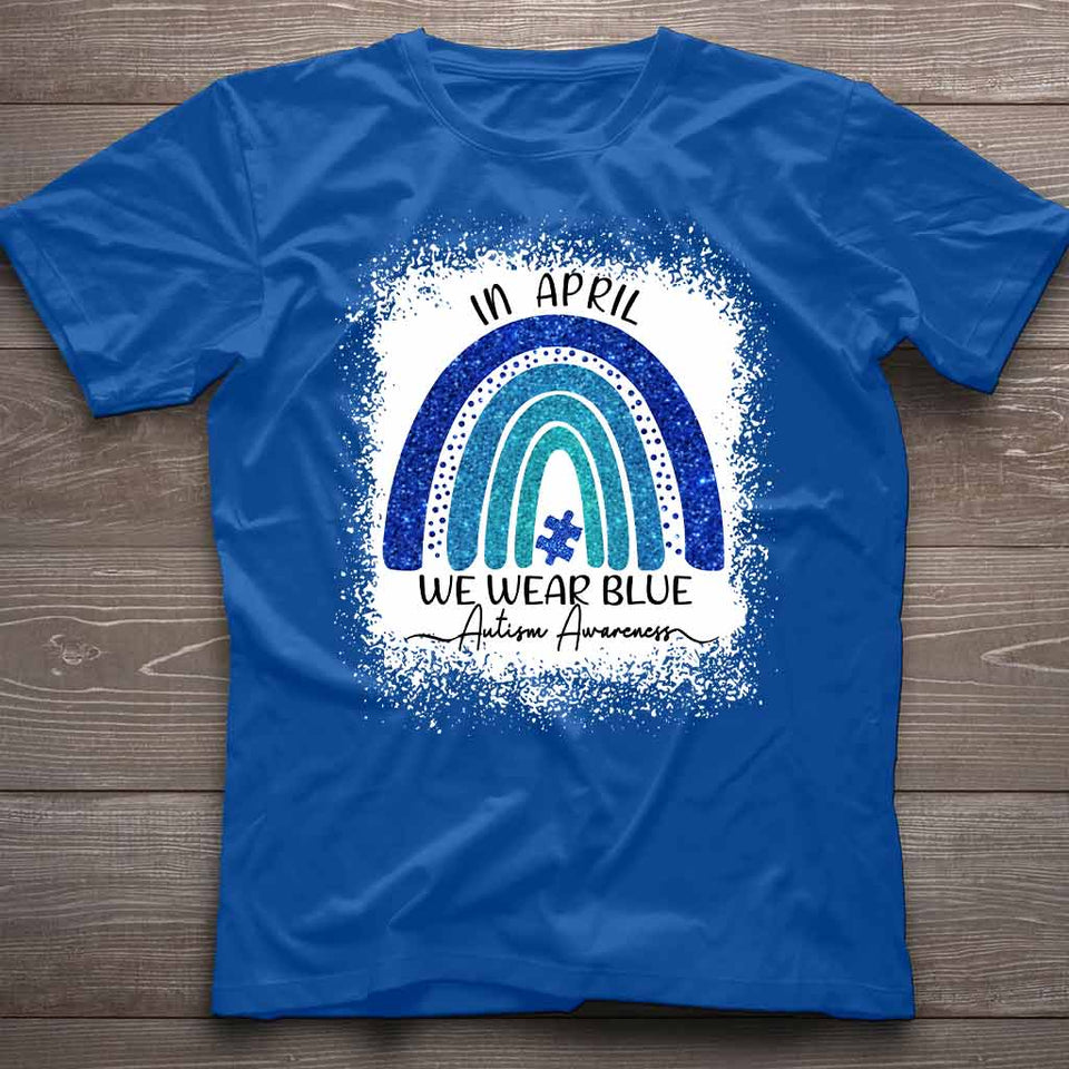 Je porte du bleu - T-shirt et sweat à capuche de sensibilisation à l'autisme 062021