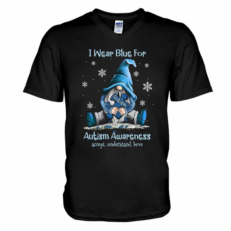 Je porte du bleu - T-shirt et sweat à capuche de sensibilisation à l'autisme 062021