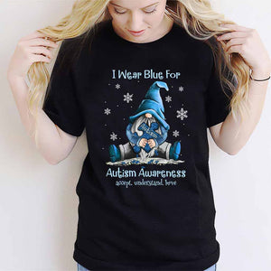 Je porte du bleu - T-shirt et sweat à capuche de sensibilisation à l'autisme 062021