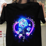 Dieu te tient dans ses bras, je te porte dans mon cœur - T-shirt et sweat à capuche personnalisés en hommage
