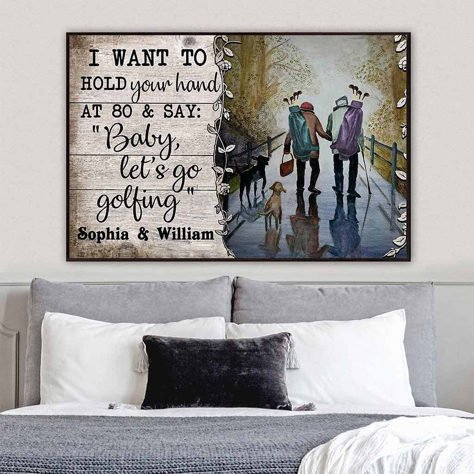 Baby Let's Go - Golf Personalized Poster 062021