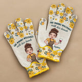 She Works Willingly With Her Hands - Personalized Gardening Garden Gloves