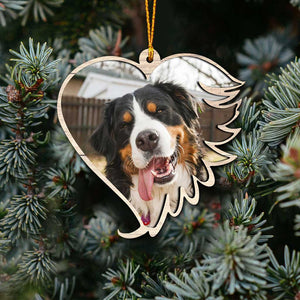 Your Paws Were Ready But Our Hearts Were Not - Personalized Christmas Dog Ornament (Printed On Both Sides)
