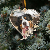 Your Paws Were Ready But Our Hearts Were Not - Personalized Christmas Dog Ornament (Printed On Both Sides)