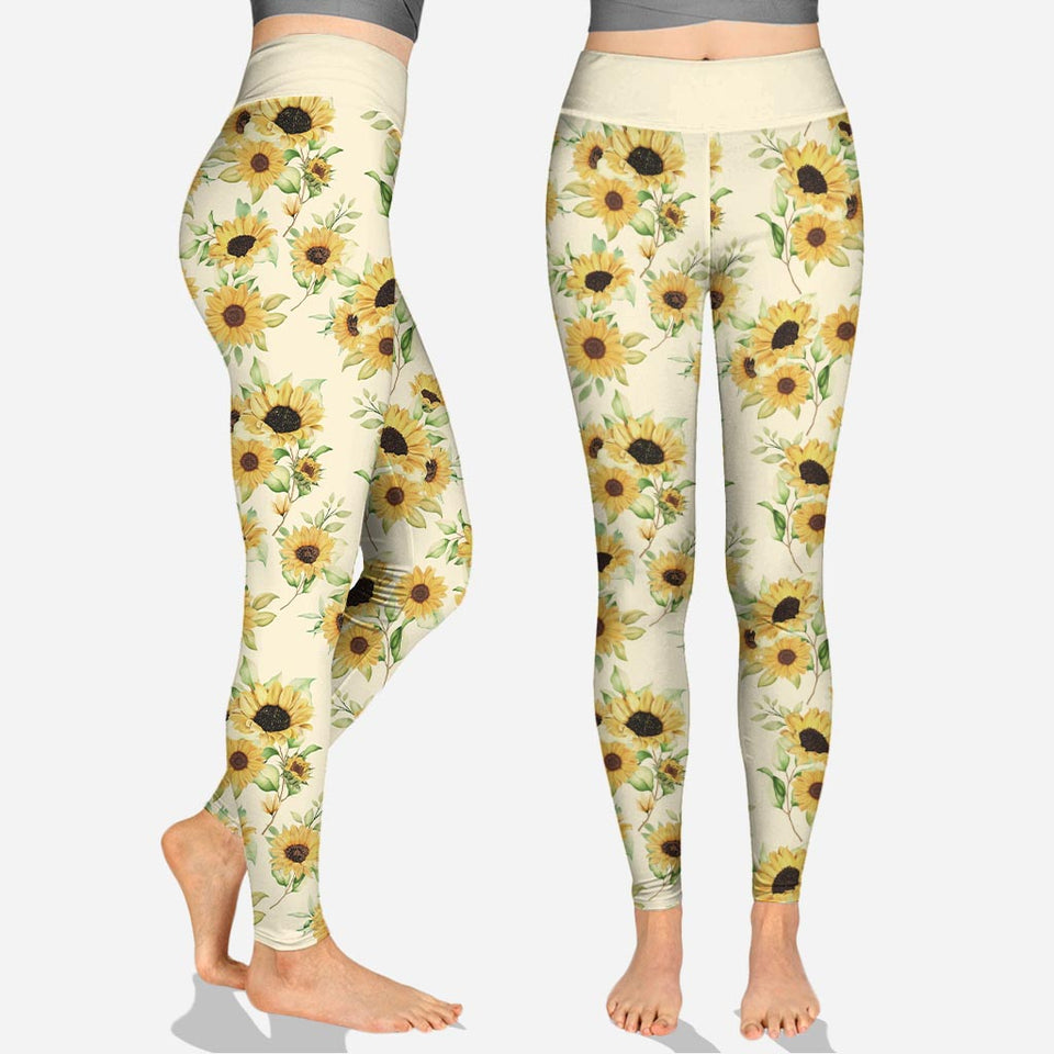 Nana's Flowers - Personalized Mother's Day Grandma Hoodie and Leggings