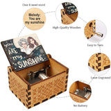 You Are My Sunshine - Personalized Mother's Day Mother Hand Crank Music Box