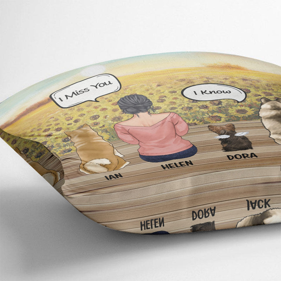 Still Talk About You - Personalized Dog Throw Pillow