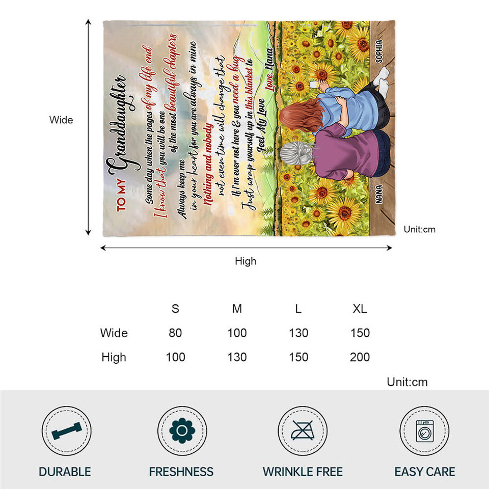 Someday When The Pages - Personalized Mother's Day Grandma Blanket