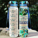 Teachers Plant Seeds - Personalized Teacher Water Tracker Bottle