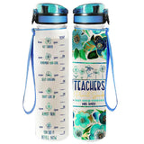 Teachers Plant Seeds - Personalized Teacher Water Tracker Bottle